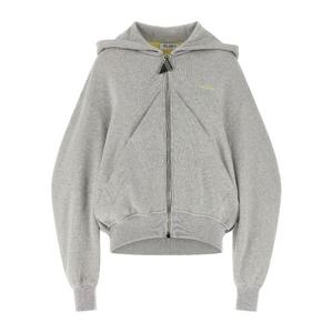 아티코 로고 자수 더블 플리스 후드 집업 260WCF00015 841