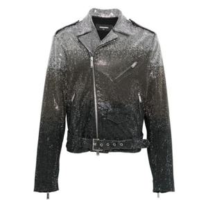 디스퀘어드2 바이커 자켓 S71AN0630S30357 900 BLACK