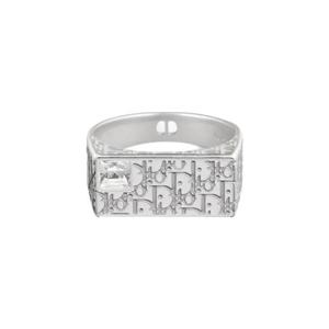 디올 스파클 시그넷 링 화이트 크리스탈   레진 실버 화이트 그레이 R2690HOMST-D976