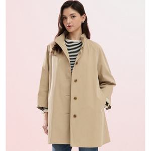 [요하넥스]라글란 셔링 밴드넥 트렌치코트N[J6A3Y03]