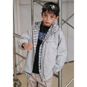 [블루테일]라이트그레이 후드점퍼AAA3JP02LGL