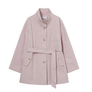 [올리브데올리브]하이넥 싱글 트렌치코트 OW6SR2100C