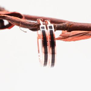 오팔하우스 14k 블랙에폭 원터치 귀걸이 OPNIE2600-1