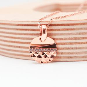 오팔하우스 14k 서클 컷팅 목걸이 OPNIN0555-1