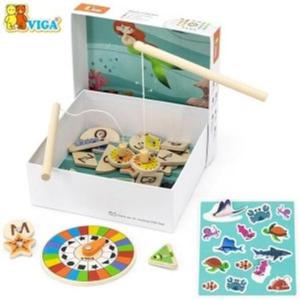 쌓기놀이 비가(VIGA) 원목자석 낚시놀이 (V44673)