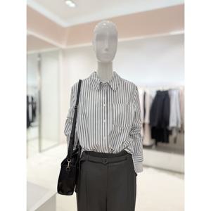 [숲]스트라이프 카라셔츠  SC3LS3ZA