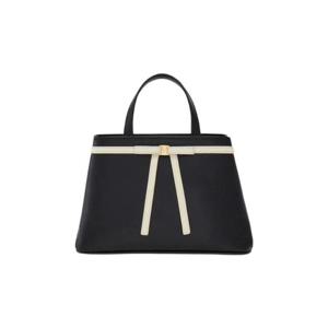 페라가모 미니 보우 탑 카프스킨 핸들백 블랙 마스카포네 221080-790190