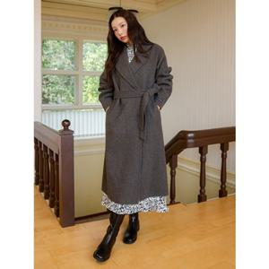 올리브데올리브 (OW5WHA57) 오버핏 테일러드 롱코트