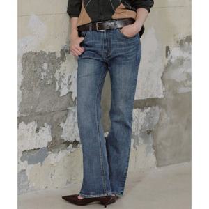 [플랙진] 세미 슬림 부츠컷 데님팬츠 PJTI5LCT645