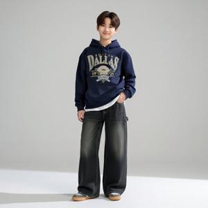 [유솔(아동)]UNI 달라스 후드 맨투맨 (2컬러) ULMH26SZ2