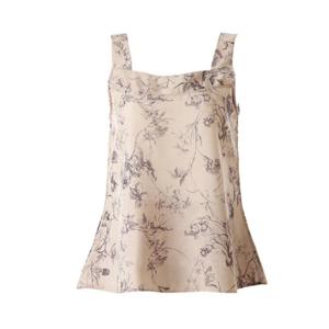 [와코루] 부드러운 수입 직물프린트 여성상의데이웨어 [WDW3802RC-BR]