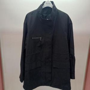 Destijl HC06 국내생산 스판 H라인 랑방 이중후드 점퍼 트렌치 코트 D2613ct01B1