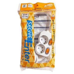 멀티탭 세계 멀티콘센트 2구 절전형 2.5m