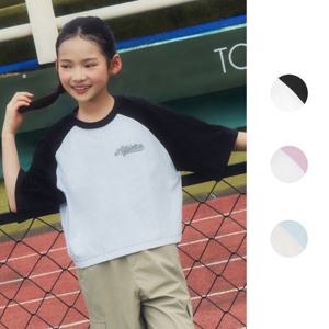 탑텐키즈 MKF3TS2401 여아 밸런스 쿨에어코튼 크롭 7부티