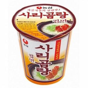 야식 농심 사리곰탕 소컵 61gx15컵(반박스)