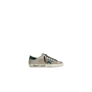 26 SS Golden Goose 그린 크로커다일 프린트 레더 스타 나파 앤 스웨이드 슈퍼스타 스니커즈 GMF00103F007884 TP450843119