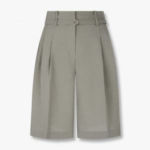 보브  (7156230005) 투 턱 디테일 벨티드 하프 팬츠