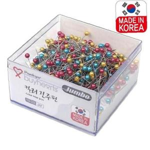 바이하츠 점보컬러진주핀(33mm x 4mm)