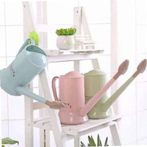 원예도구 파스텔 목긴 물조루 2L(랜덤색상)