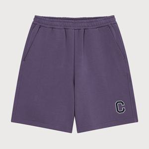 [커버낫]커버낫 C 로고 레귤러 스웻 쇼츠 퍼플 CO2602SO31PU