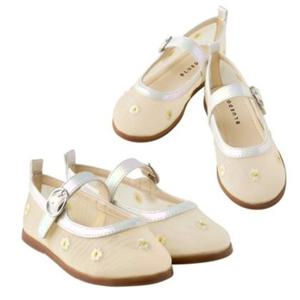 [블루독8-키즈] 크림 플라워메쉬메리제인 여아 구두 여름신발 플랫슈즈 벨크로 세돌선물 초등 2631982350