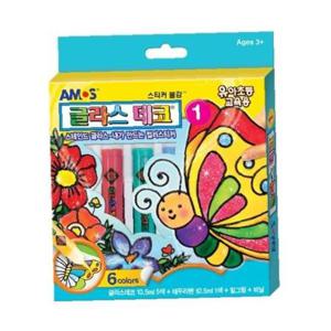 아모스 글라스데코1번(10.5mlx6개+밑그림)