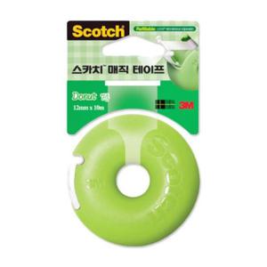 아트박스/오피스큐 3M스카치 매직테이프 도넛멜론 12mmx10M