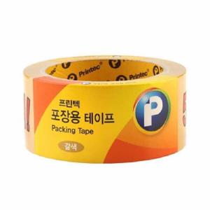 아트박스/오피스큐 프린텍 P4845BR 포장용테이프ㅡ갈색 OPP 48 x