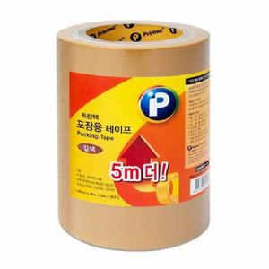 아트박스/오피스큐 P4845BR 3 포장용테이프갈색 OPP 3EA 48 x 45