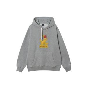 캉골 KANGOL 캐릭터 로고 후디 5163 멜란지그레이 5011488403 380285