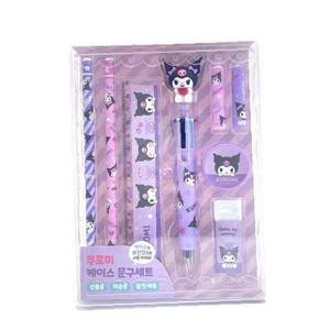 산리오캐릭터즈 쿠로미 케이스 문구세트