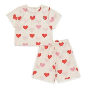 블루독베이비 10 26SS신상(CR)하트플리츠상하세트(백일돌아기옷) (24637067212)