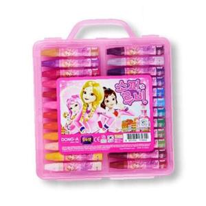 동아크레파스 24색 여 디자인랜덤