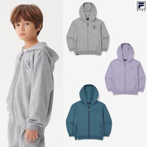 [휠라키즈]키즈 ESSENTIAL 핀턱 트레이닝 후드집업/FK2FTF3201X