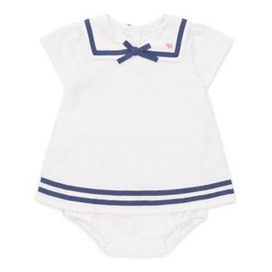 블루독베이비 10 26SS신상(IV)클린 세일러 드레스(백일돌아기옷) (46313400030)