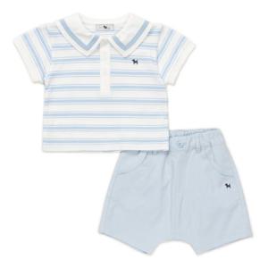 블루독베이비 10 26SS신상(BL) 큐트 마린 상하세트(백일돌아기옷) (46313610070)