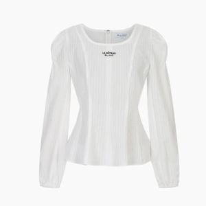 [에고이스트] [BLUE LABEL]스퀘어넥 슬림플레어 블라우스 ES2OBL01