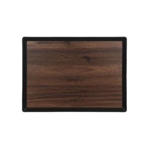 논슬립쟁만 리빙메이트 우드 논슬립 테라 사각 쟁반 중