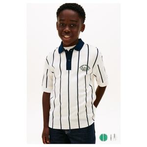 [타미힐피거칠드런2] 버티컬 스트라이프 폴로 티셔츠 (T42G1KKT540BT1) 8세 16세