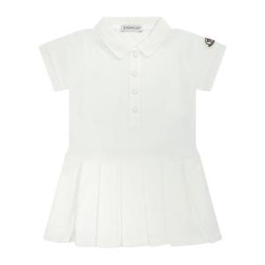 몽클레어 앙팡 여아 화이트 원피스 8I000088496F034