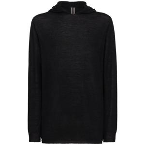 릭오웬스 Oversize wool knit hoodie 83I-ATE035
