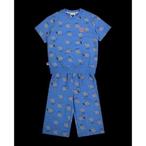 벨리타앤보이즈 엘리펀트올오버 반팔티크롭상하복 BK6EST02BL