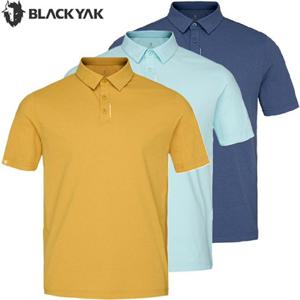 블랙야크 남성 여름 등산 반팔티셔츠 데일리 잠재권축 카라 반팔티 1BYKTMV002