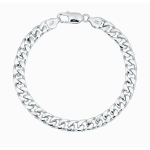 [로이드] [실버 925] 이태리체인 빈티지 커브체인 팔찌 (M) LLBS234