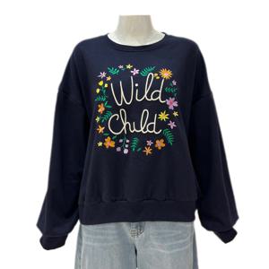 [나인스텝]플라워자수 라운드맨투맨N26NT6108