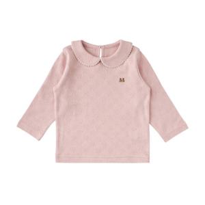 (밍크뮤10) 26봄여름 신상 HK(PH)아미엘뮤리본아일렛티셔츠 (36170670060)