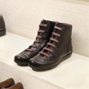 금강 제화 원더스 여성화 경량 밴딩포인트 캐주얼 앵클부츠 CLABOC1206WWONK1 382231