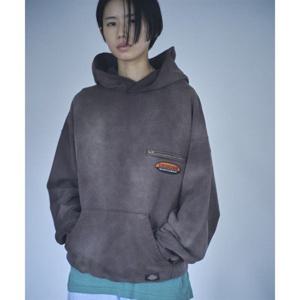 디키즈 DICKIES [JP Capsule] 페이디드 워시드 후드 Dark Brown DK0A8E480DB 381592