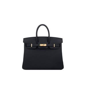 [엘러브] 에르메스 벌킨25 블랙 금장 K각인 6HH0085