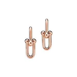 티파니 앤 코 티파니 하드웨어 미디엄 링크 이어링 로즈 골드 73584582